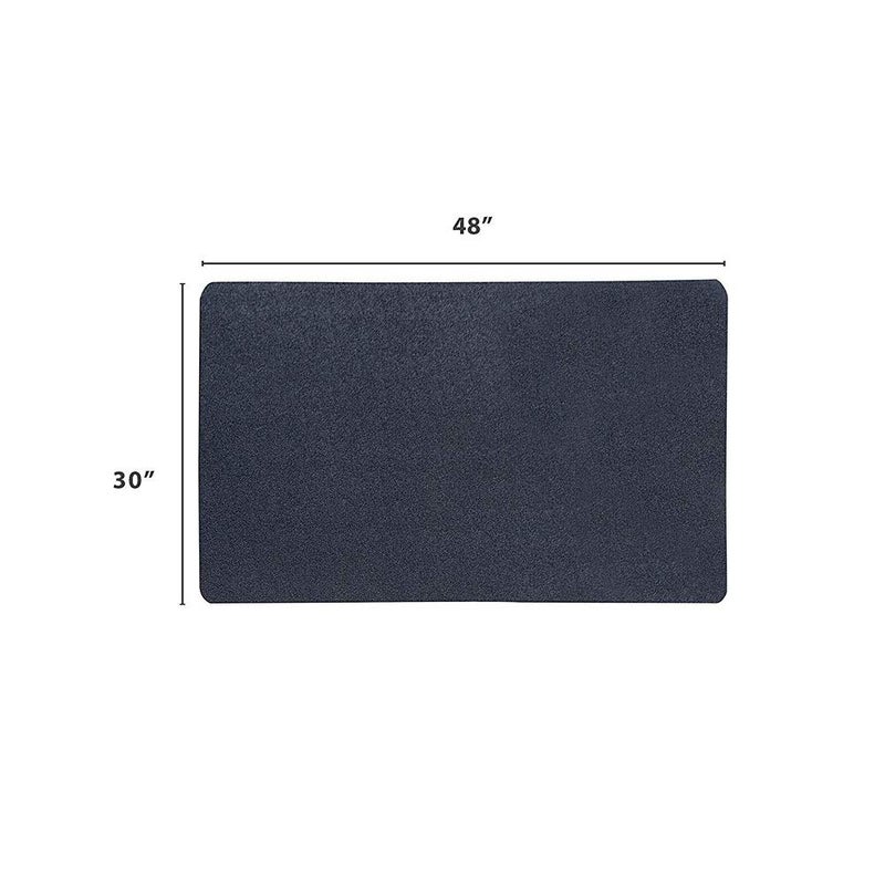 VersaTex Multi-Purpose Rubber Floor Mat for Indoor or Outdoor Use, Utility Mat for Entryway, Home Gym, Exercise Equipment, Tool Box Liner, Garage, Under-Sink, Patio, and Door Mat; 30" x 48", Black - Image 2